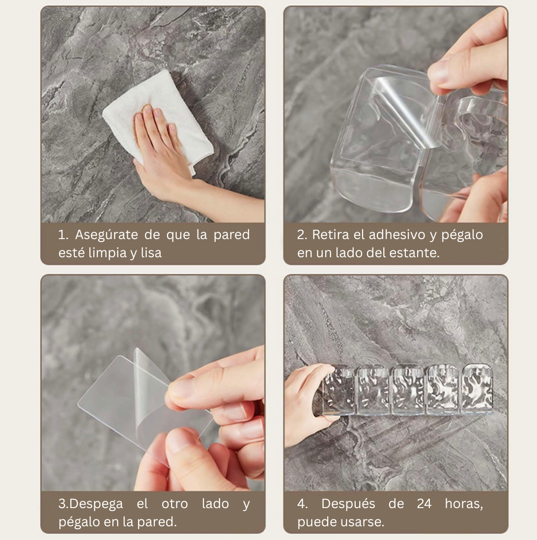 Estante de Almacenamiento en Acrílico | Organizador Transparente Modular