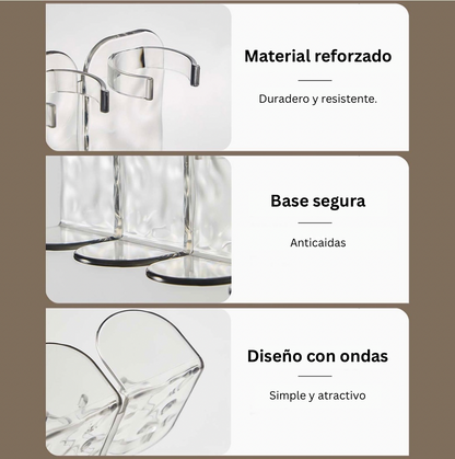 Estante de Almacenamiento en Acrílico | Organizador Transparente Modular