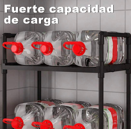 Estante Organizador de Cocina y Baño de 2 Niveles | Multiusos y Antideslizante