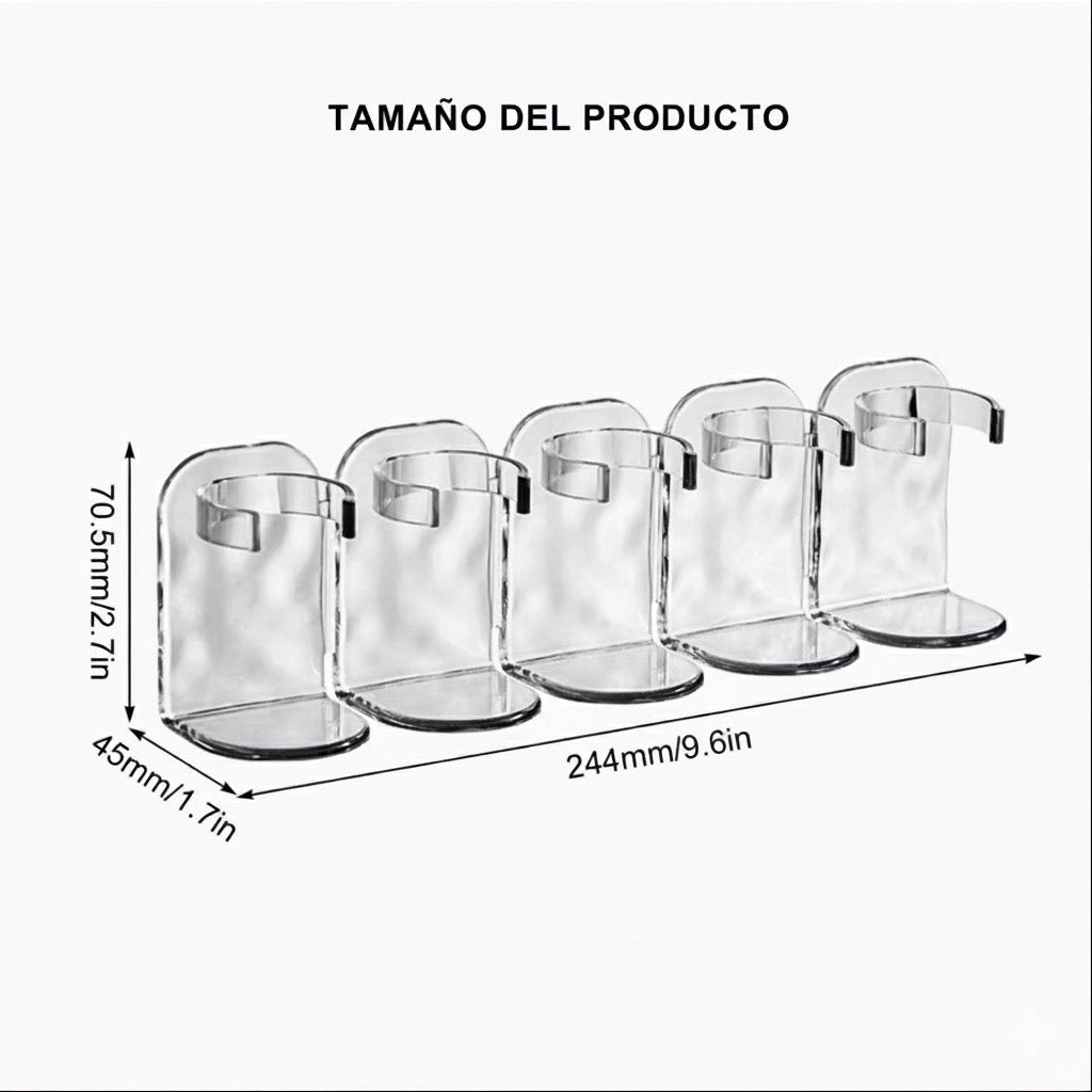 Estante de Almacenamiento en Acrílico | Organizador Transparente Modular