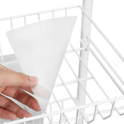 Carrito Organizador Metálico de 3 Niveles | Con Ruedas y Diseño Plegable