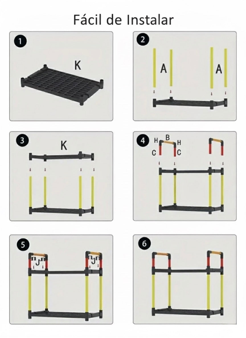 Estante Organizador de Cocina y Baño de 2 Niveles | Multiusos y Antideslizante