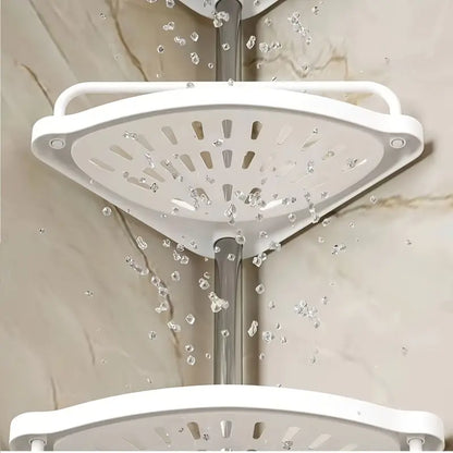 Estante Esquinero de Ducha – Sin Taladros, Telescópico y Moderno