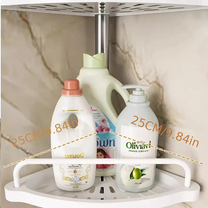 Estante Esquinero de Ducha – Sin Taladros, Telescópico y Moderno